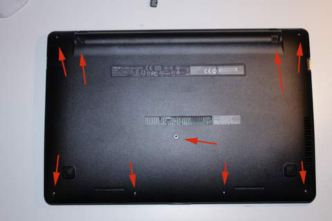 Asus X200CA výměna HDD