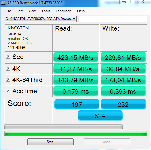 X200CA s SSD Kingston 120GB