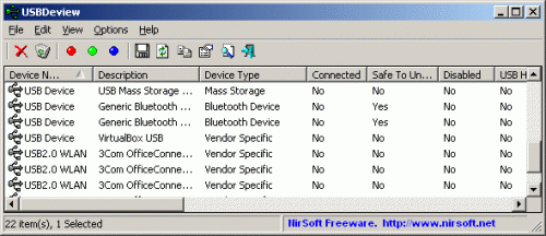 usbdeview